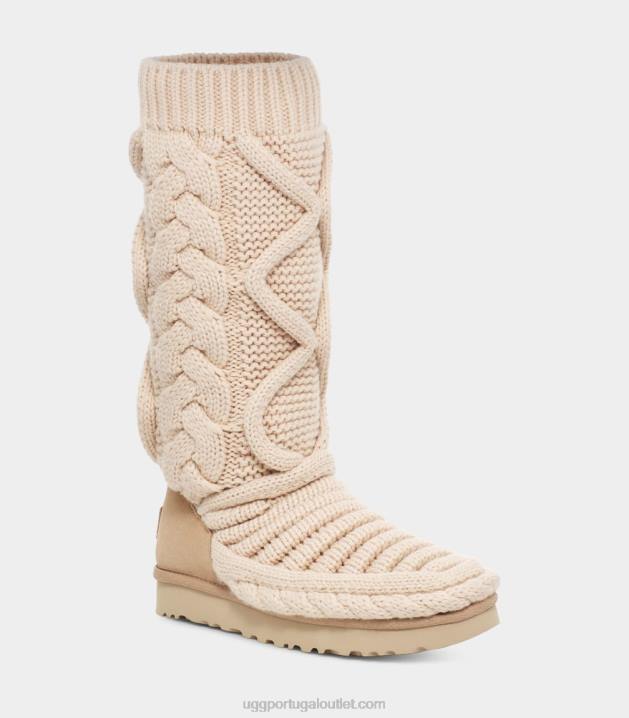 natural Bota clássica de malha volumosa UGG 20TJ760 mulheres