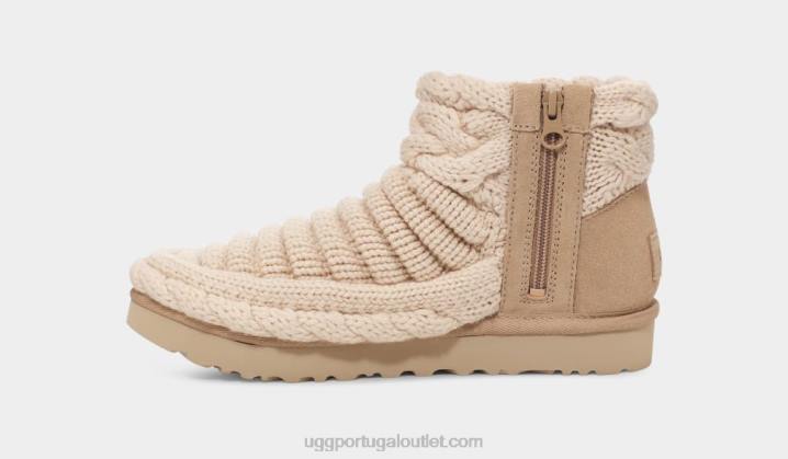 natural clássico mini malha grossa UGG 20TJ703 mulheres