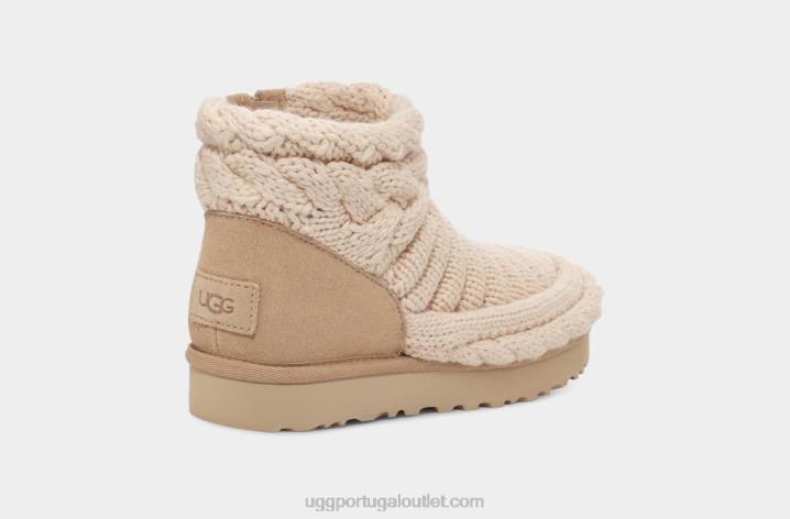 natural clássico mini malha grossa UGG 20TJ703 mulheres