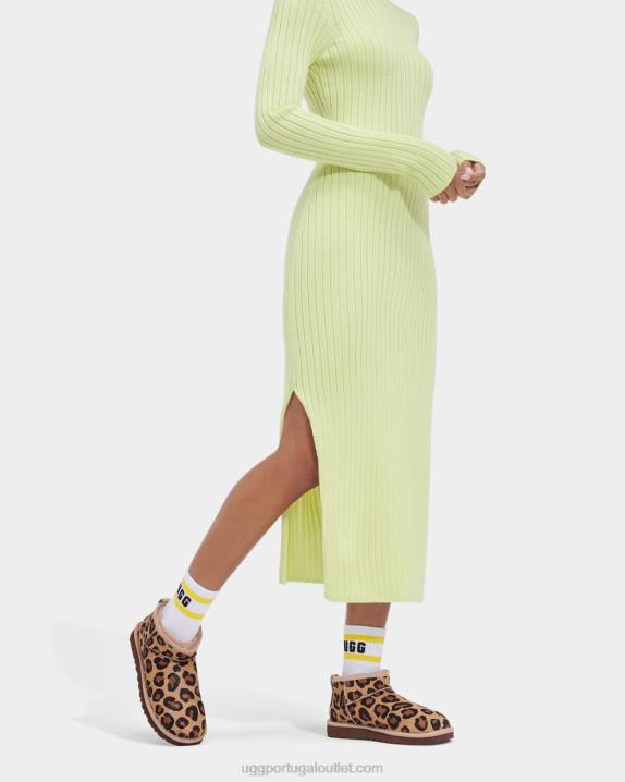 natural clássico ultra mini manchado UGG 20TJ33 mulheres