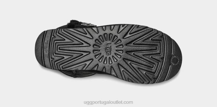 preto Bota Bailey Button Triplet II UGG 20TJ365 mulheres
