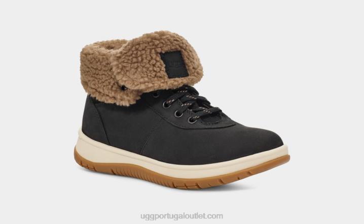 preto Lakesider mid lace up UGG 20TJ722 mulheres