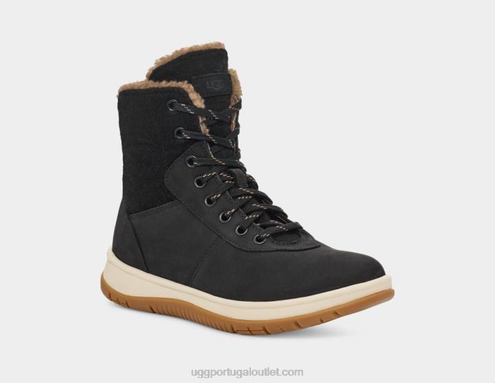 preto Lakesider mid lace up UGG 20TJ722 mulheres