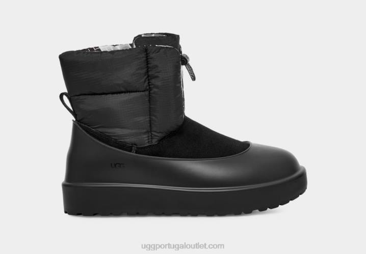 preto botão maxi clássico UGG 20TJ521 mulheres
