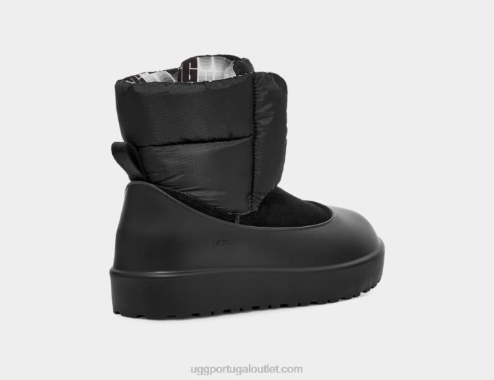 preto botão maxi clássico UGG 20TJ521 mulheres