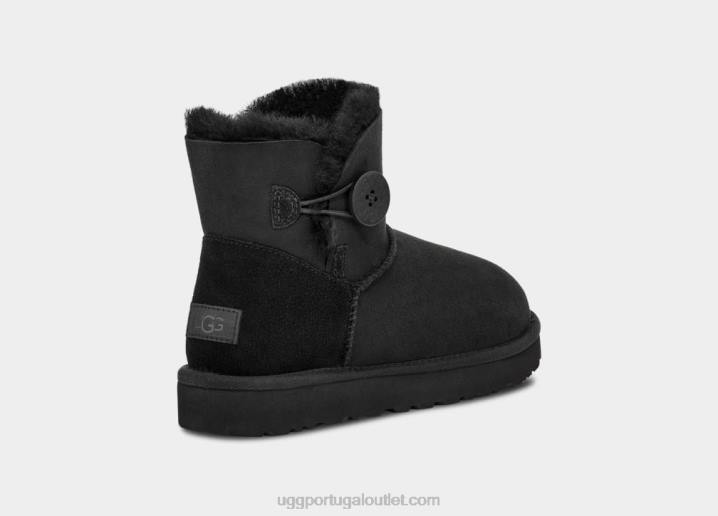 preto bota mini bailey button ii UGG 20TJ364 mulheres