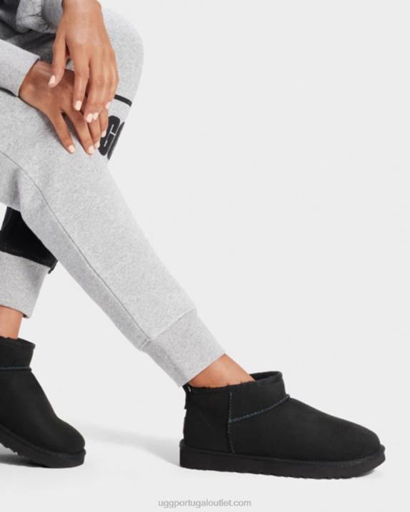 preto clássico ultra mini UGG 20TJ560 mulheres