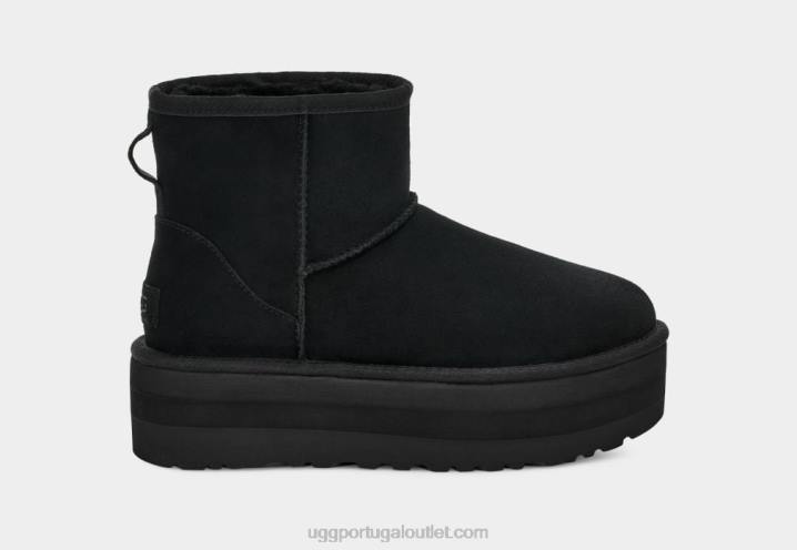 preto mini plataforma clássica UGG 20TJ347 mulheres