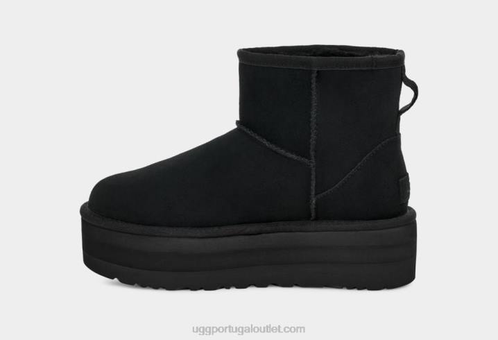 preto mini plataforma clássica UGG 20TJ347 mulheres