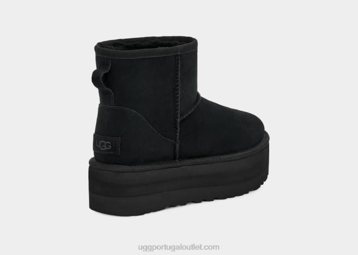 preto mini plataforma clássica UGG 20TJ347 mulheres