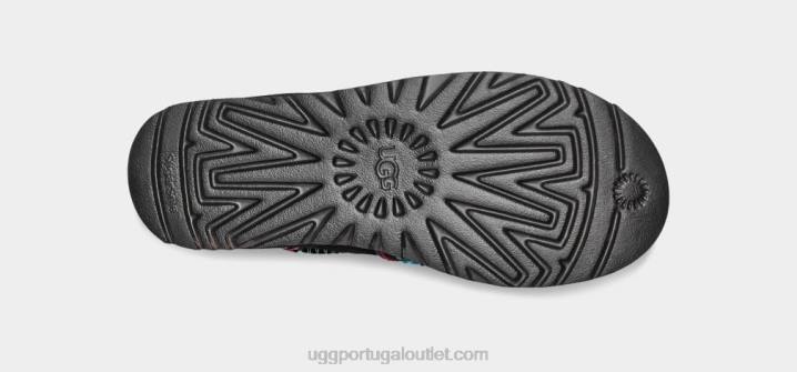 preto plataforma de trança clássica mini ii UGG 20TJ654 mulheres