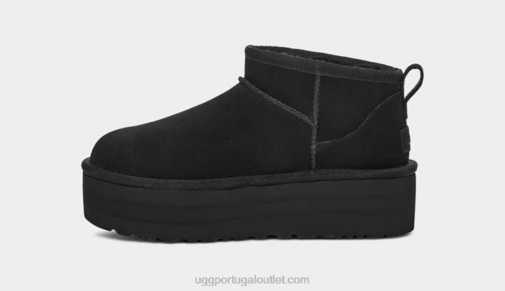 preto plataforma ultra mini clássica UGG 20TJ589 mulheres