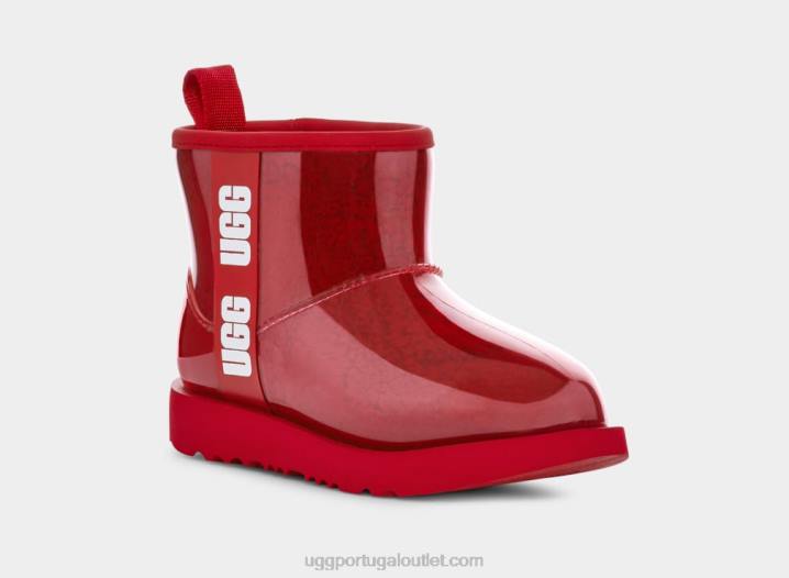 samba vermelho clássico transparente mini UGG 20TJ774 mulheres