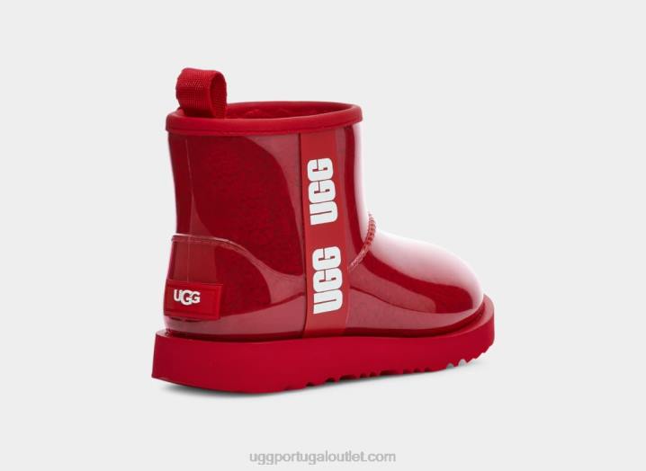 samba vermelho clássico transparente mini UGG 20TJ774 mulheres