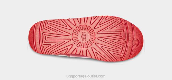 samba vermelho clássico transparente mini UGG 20TJ774 mulheres