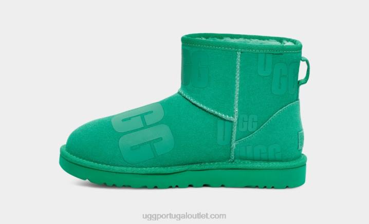 verde esmeralda clássico mini gráfico de dispersão UGG 20TJ49 mulheres