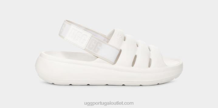 Branco brilhante esporte sim deslize UGG 20TJ443 mulheres