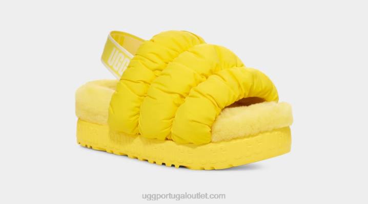 amarelo ensolarado scrunchita UGG 20TJ536 mulheres