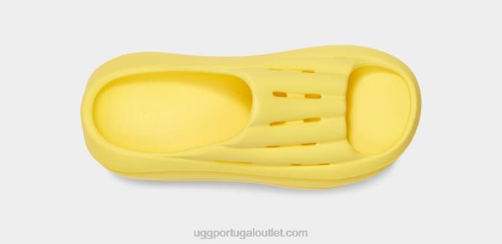 amarelo ensolarado slide de espuma UGG 20TJ380 mulheres