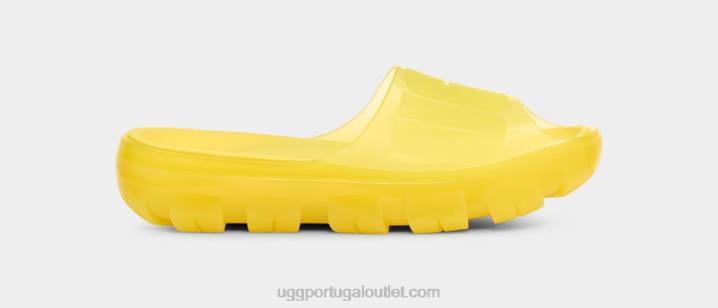amarelo ensolarado slide de gelatina transparente UGG 20TJ401 mulheres