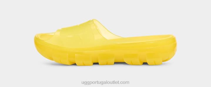 amarelo ensolarado slide de gelatina transparente UGG 20TJ401 mulheres