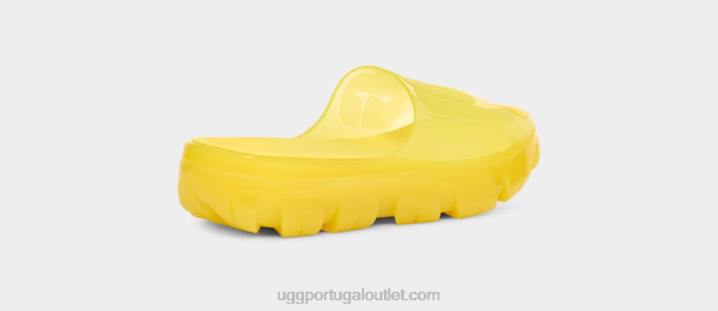 amarelo ensolarado slide de gelatina transparente UGG 20TJ401 mulheres