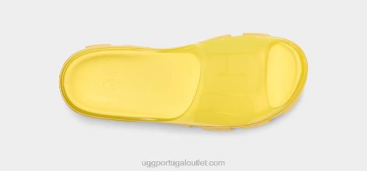 amarelo ensolarado slide de gelatina transparente UGG 20TJ401 mulheres