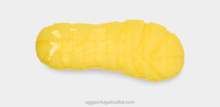 amarelo ensolarado slide de gelatina transparente UGG 20TJ401 mulheres