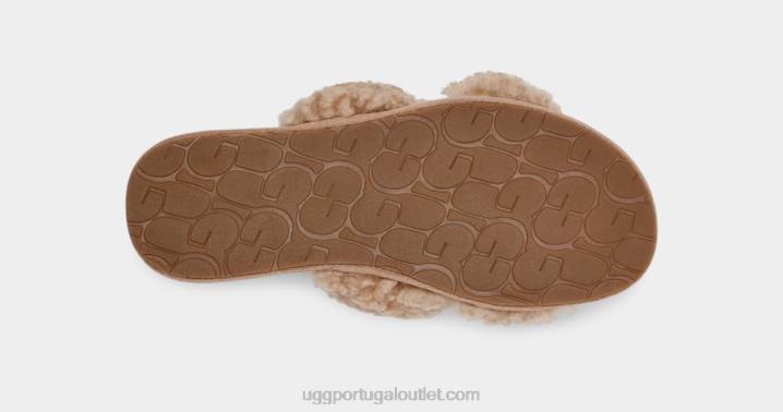 areia scuffetta maxi encaracolado UGG 20TJ682 mulheres
