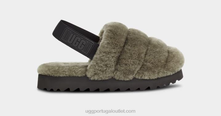 azeitona queimada chinelo super fofinho UGG 20TJ801 mulheres