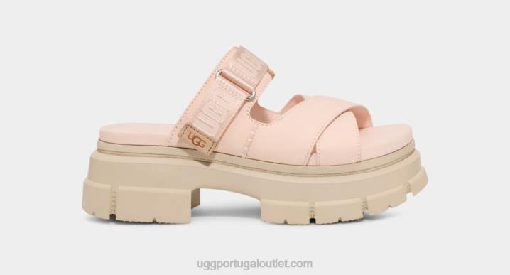 bege rosado slide de ashton UGG 20TJ463 mulheres