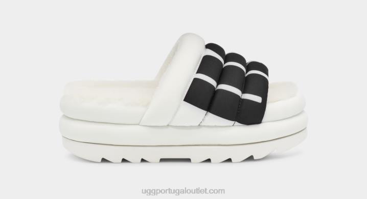 branco logotipo maxi slide UGG 20TJ2140 mulheres