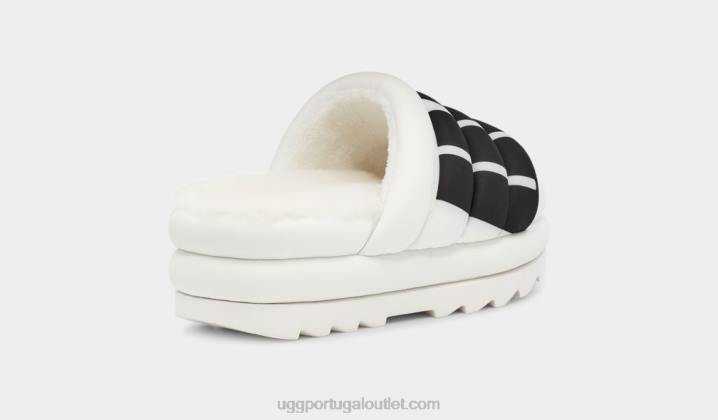 branco logotipo maxi slide UGG 20TJ2140 mulheres