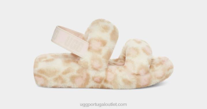 branco oh sim estampa de pantera UGG 20TJ816 mulheres
