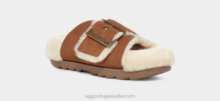 camurça castanha fivela exterior UGG 20TJ788 mulheres