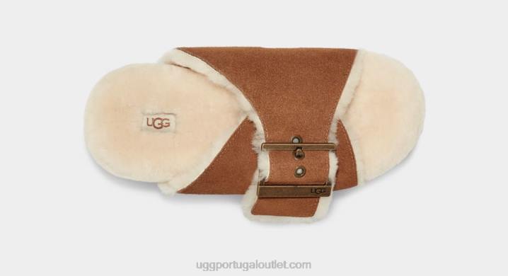 camurça castanha fivela exterior UGG 20TJ788 mulheres