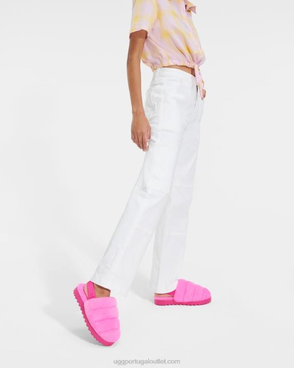 caramelo rosa chinelo super fofinho UGG 20TJ803 mulheres