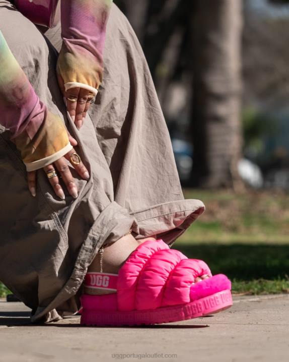 caramelo rosa scrunchita UGG 20TJ535 mulheres