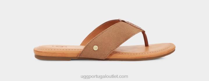 castanha carey flip camurça UGG 20TJ3 mulheres
