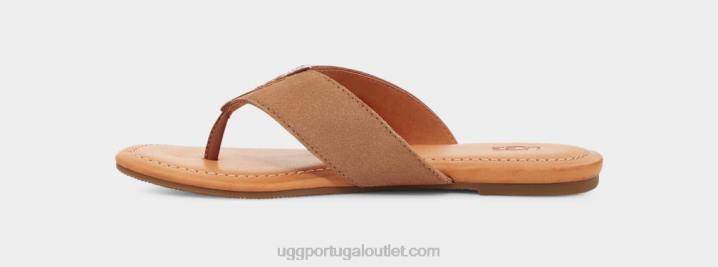 castanha carey flip camurça UGG 20TJ3 mulheres