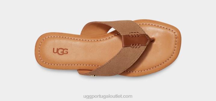 castanha carey flip camurça UGG 20TJ3 mulheres