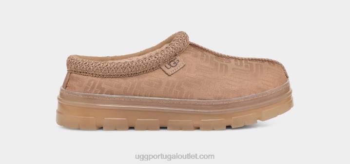cinza bronzeado monograma gráfico tasman UGG 20TJ617 mulheres