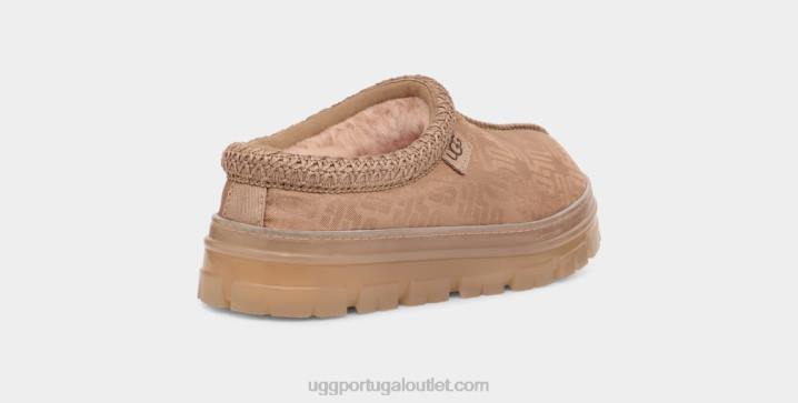cinza bronzeado monograma gráfico tasman UGG 20TJ617 mulheres
