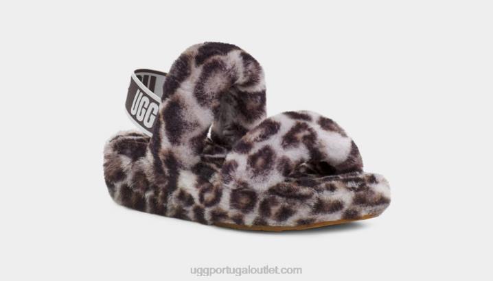 cinza tempestuoso oh sim estampa de pantera UGG 20TJ815 mulheres