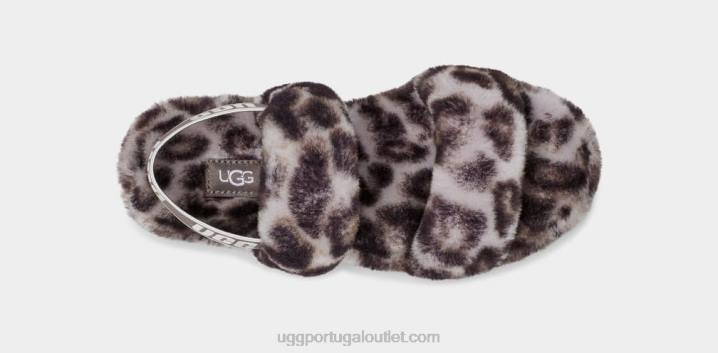 cinza tempestuoso oh sim estampa de pantera UGG 20TJ815 mulheres