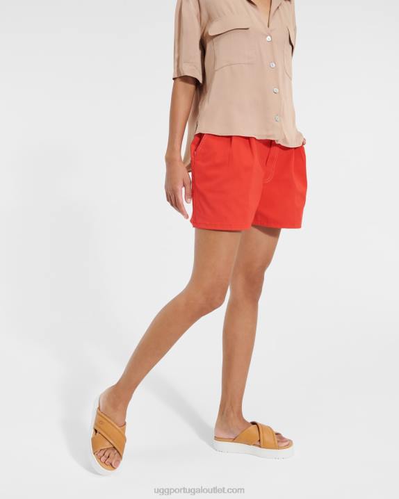 couro bege banda cruzada zayne UGG 20TJ538 mulheres