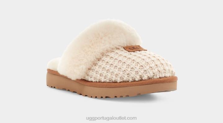 creme chinelo aconchegante UGG 20TJ2125 mulheres