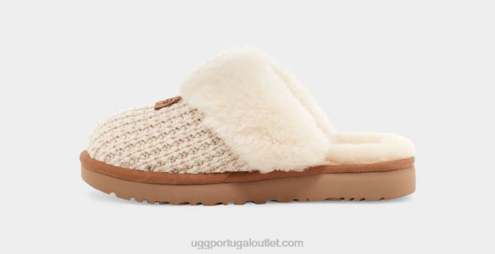 creme chinelo aconchegante UGG 20TJ2125 mulheres