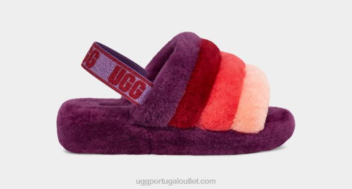 doce de ameixa multi fluff sim slide ombre UGG 20TJ827 mulheres