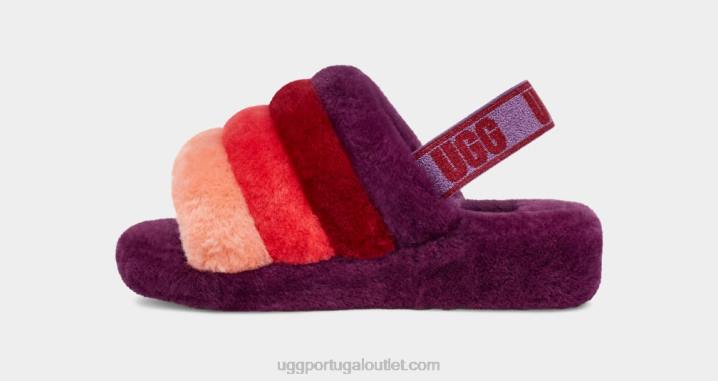 doce de ameixa multi fluff sim slide ombre UGG 20TJ827 mulheres